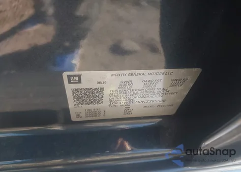 2019 Chevrolet Silverado 1500 Ltz z USA, uszkodzony, nr VIN 1GCPWEED2KZ395335